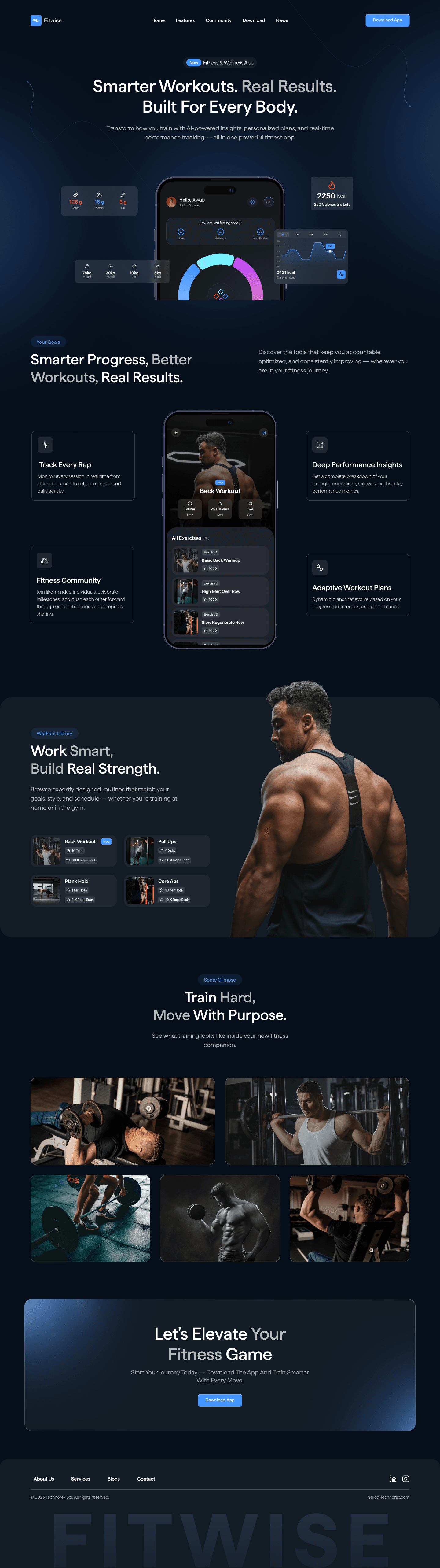 Promotional Landing Page