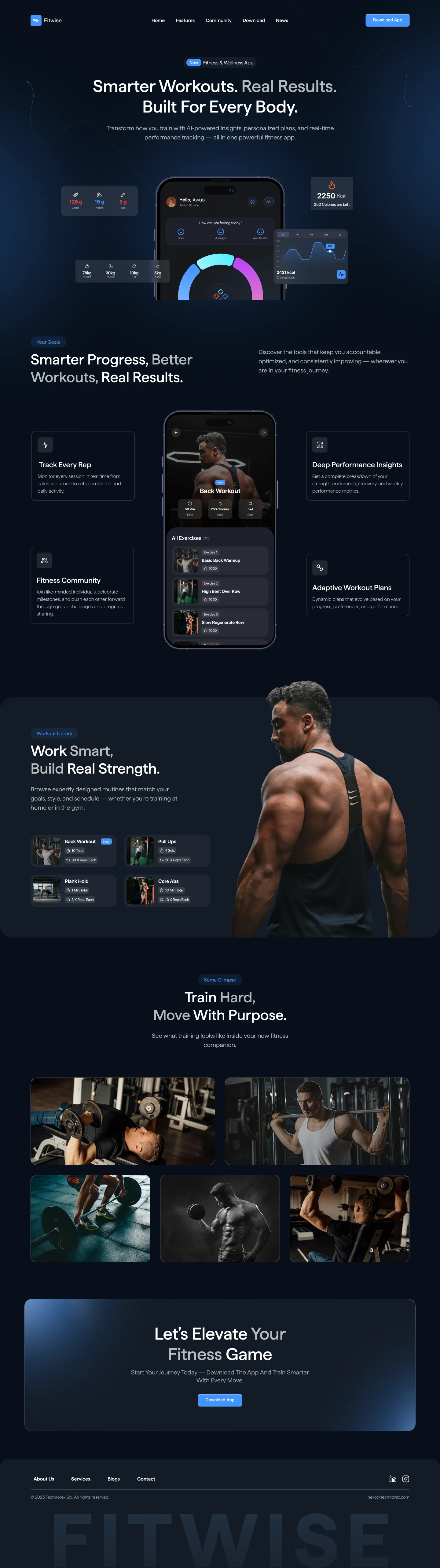 Promotional Landing Page