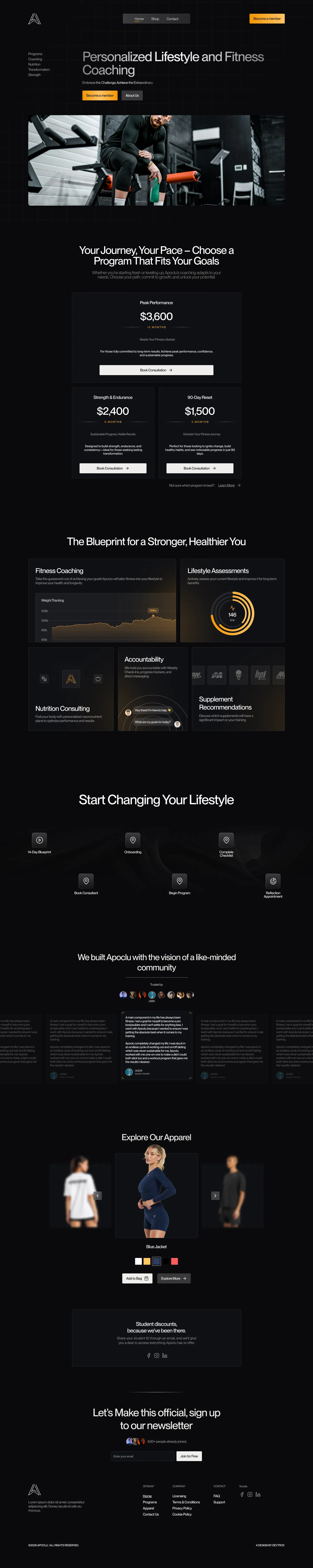 Service Landing Page