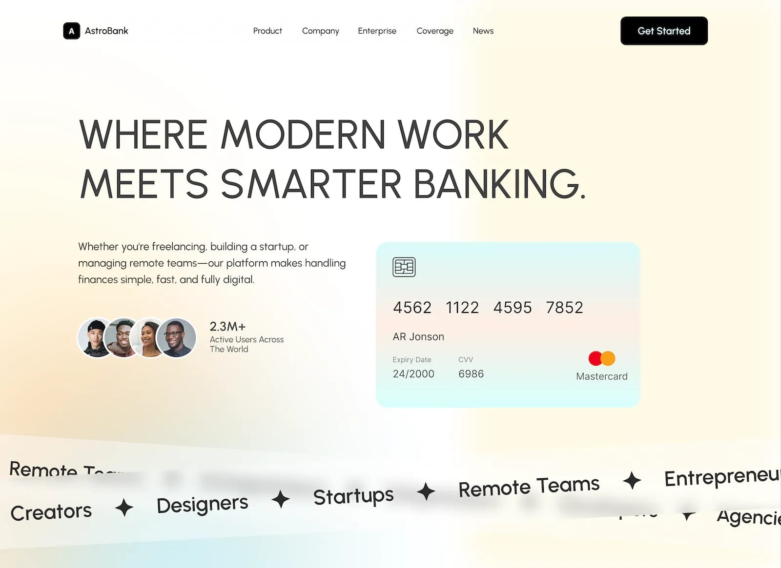 Mobile App Interface