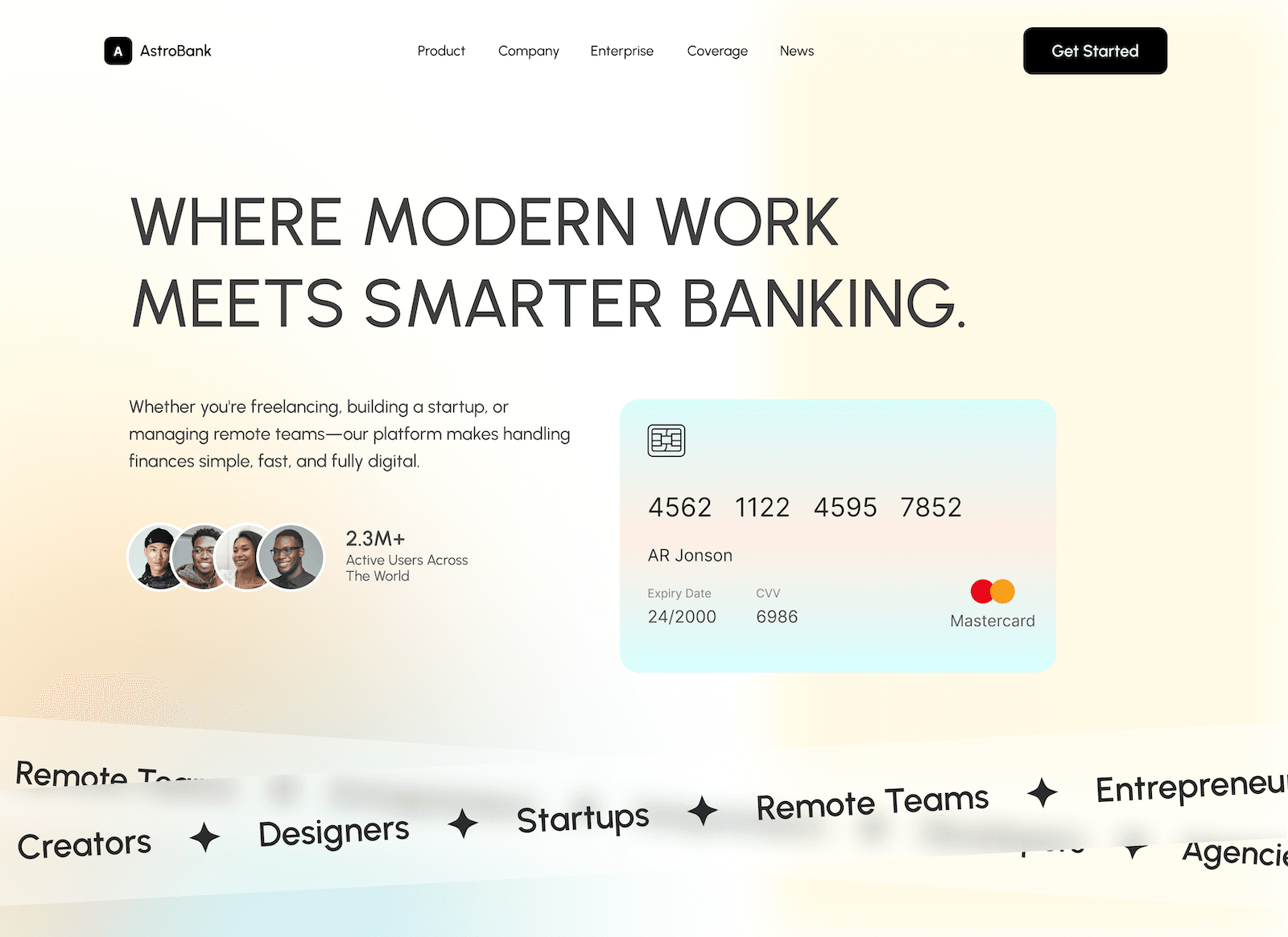 Mobile App Interface
